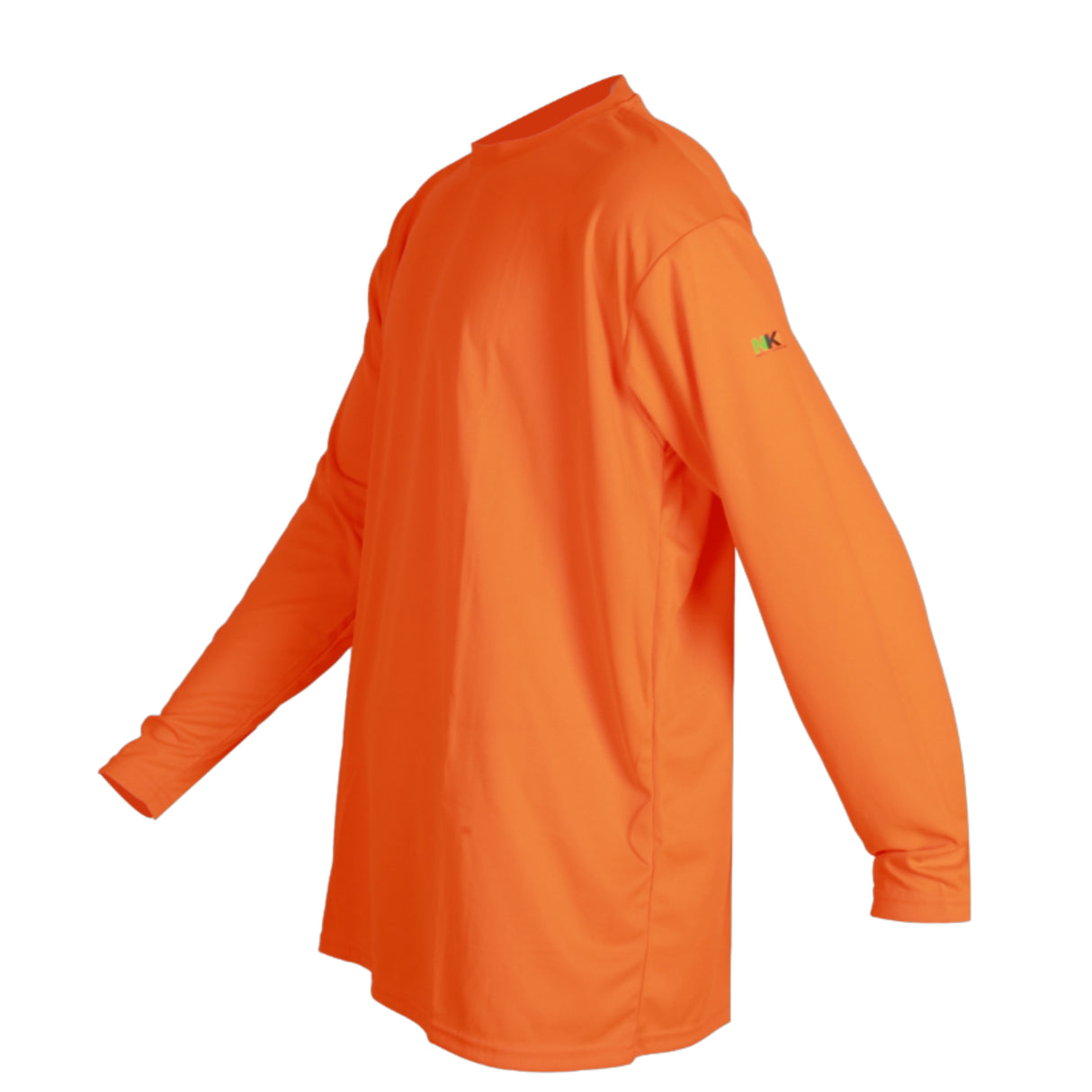NKE Hi-Vis Long Sleeve Safe-Shirt Light Weight - Orange