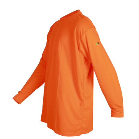 NKE Hi-Vis Long Sleeve Safe-Shirt Light Weight - Orange