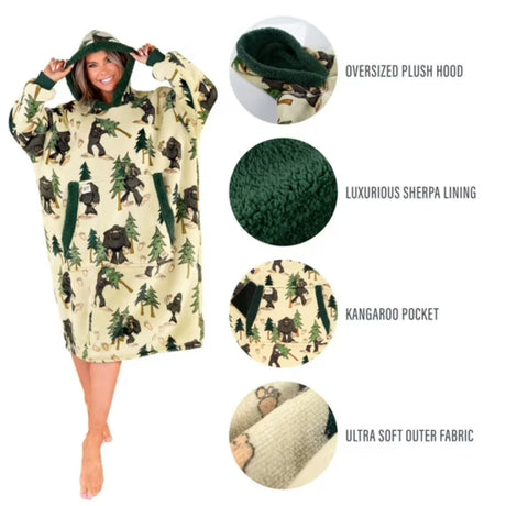 Sasquatch Blanket Hoodie