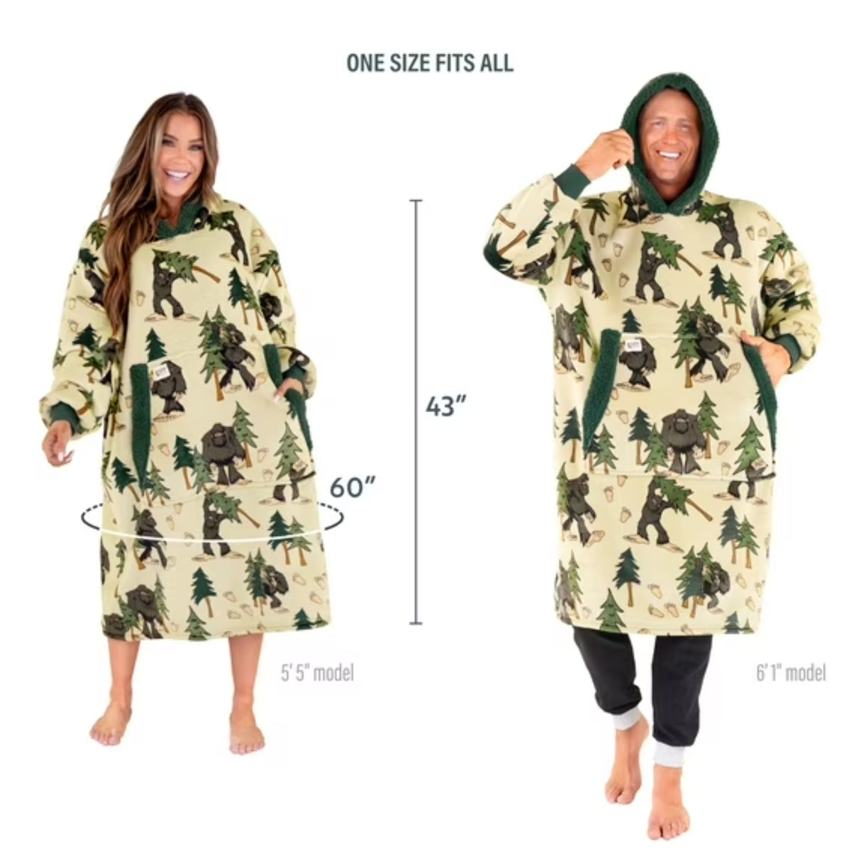 Sasquatch Blanket Hoodie
