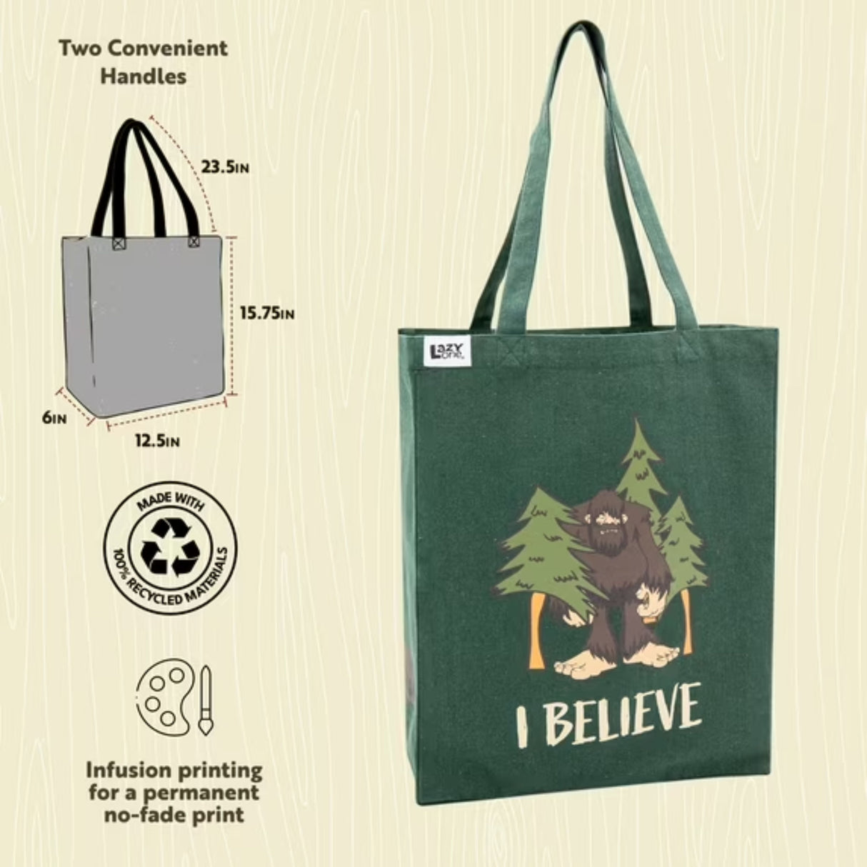Sasquatch Tote Bag