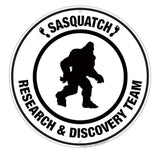 Sasquatch Research Team 12" Embossed Tin Sign