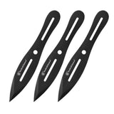 Smith & Wesson Bullseye Throwing Knives 8" Black Coated 3pk