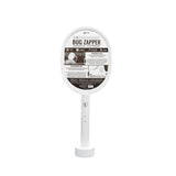 Sona 21"-2-IN-1 Rechargeable/UV Light Lamp Mode White Handheld Oval Shaped White Bug Zapper,USB Charging Cable Included