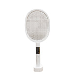 Sona 21"-2-IN-1 Rechargeable/UV Light Lamp Mode White Handheld Oval Shaped White Bug Zapper,USB Charging Cable Included