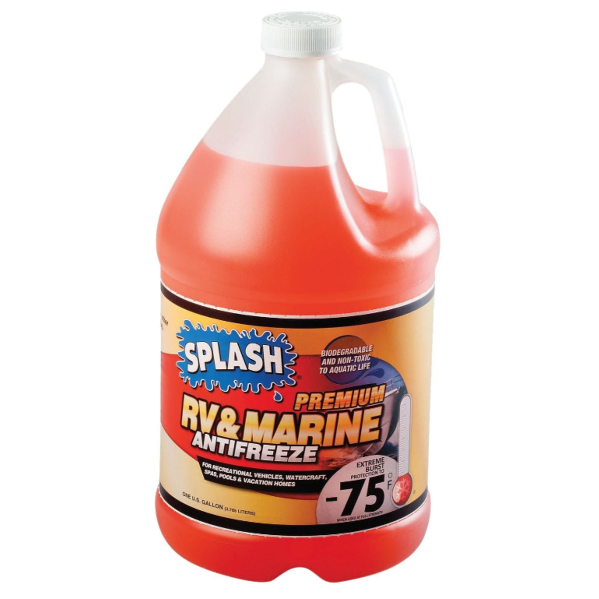 Splash -75F Premium RV & Marine Antifreeze - 1 Gallon