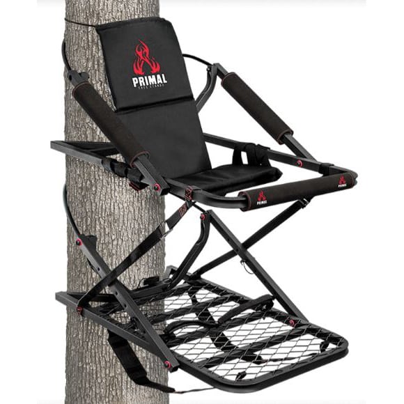 Primal Tree Stands 'The Vulcan' Steel Climber Stand (SAFETY HARNESS INCLUDED)