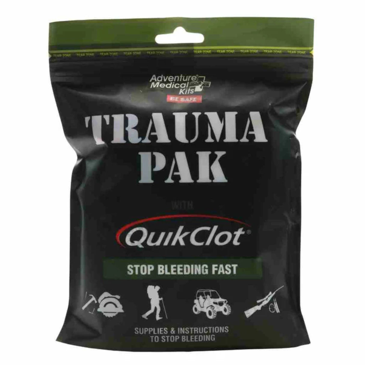 Adventure Medical Kit Trauma Pak First Aid Kit with QuikClot