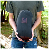 Denovo Kijaro Native Camp Quilt - Smoky Mountain Blue Topo