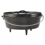 12 Inch / 8 Quart Cast Iron Deep Camp Dutch Oven