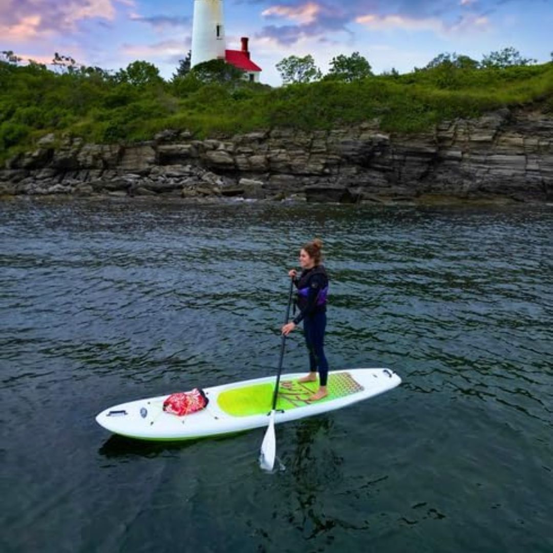 Pelican Flow 106 SUP - White/Lime Green FAA10P109