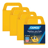 Camco Stabilizer Jack Pad - 4pk Yellow