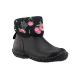 Muck Women's Muckster II Mid Boot- Black W/ Roses