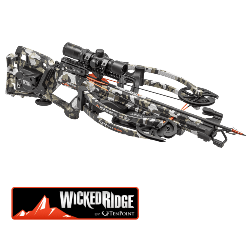 Wicked Ridge Fury 410 De-Cock Acudraw Crossbow Pkg