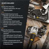 Work Sharp Ken Onion Edition Knife & Tool Sharpener Elite Mk2 - Adjustable Knife Sharpening System with Blade Grinding Attachment MK.2 - ELITE (WSKTS-KO2-ELT)