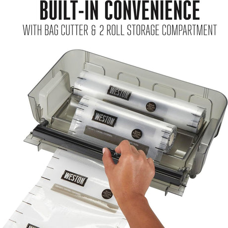 Weston Liquid & Dry Food Vac Sealer 11" with Date Stamp