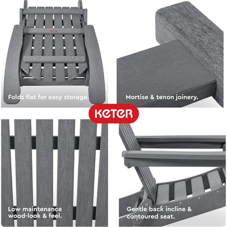 Willoughby Folding Adirondack Chair