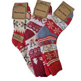 HD Nature Alpaca Women's Socks 3pk Print Style
