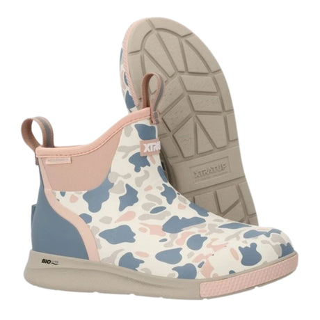 XTRATUF 6” Women’s Ankle Deck Boot Sport Ivory Duck Camo