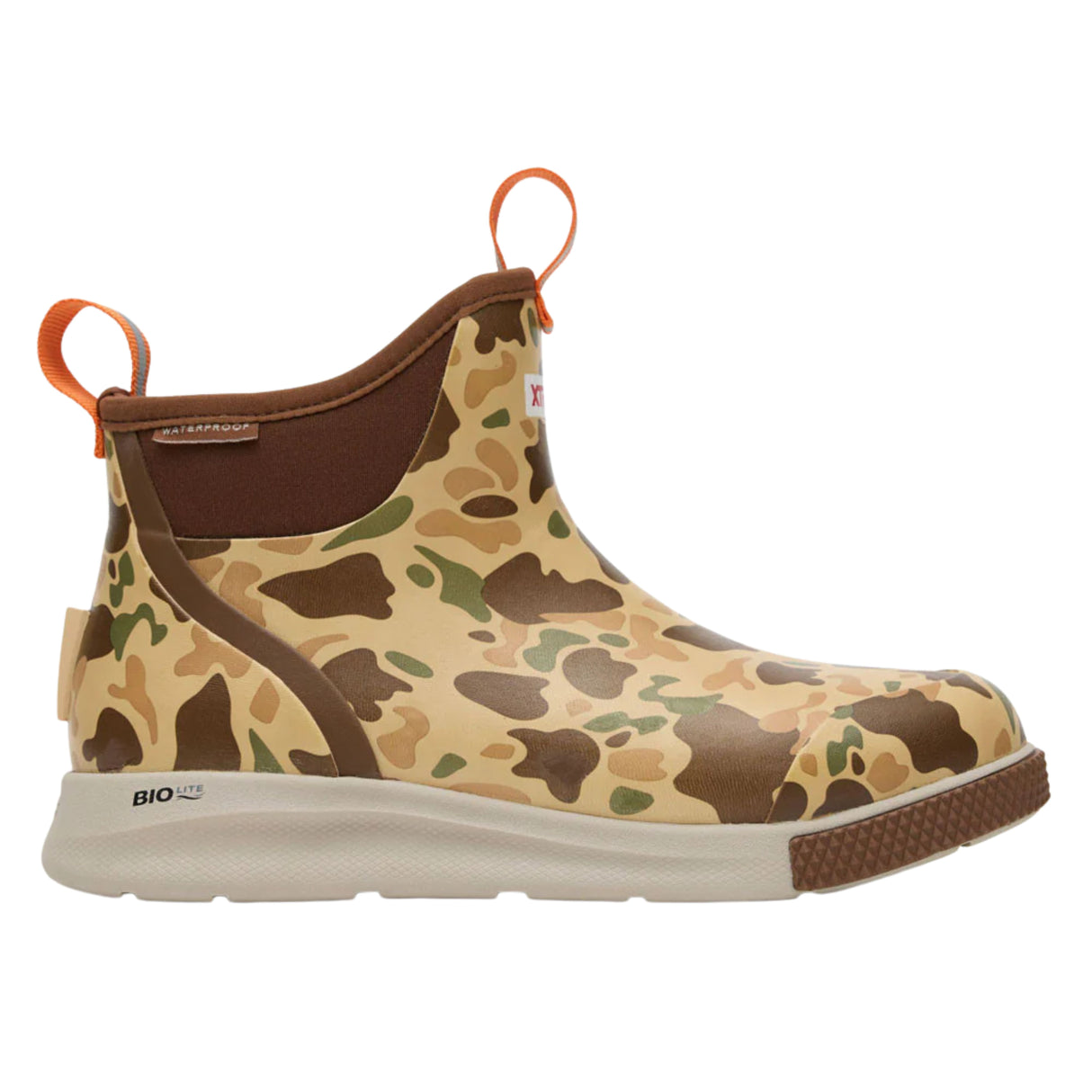 XTRATUF Men's 6" Ankle Deck Boot Duck Camo