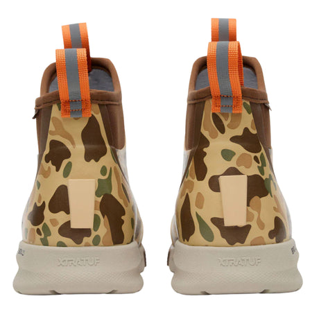 XTRATUF Men's 6" Ankle Deck Boot Duck Camo
