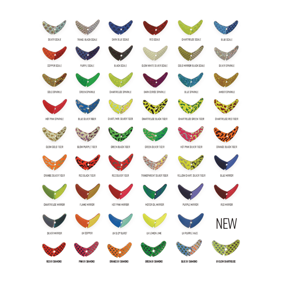 Mack's Lure Smile Blade - Size 1.1 5-pk