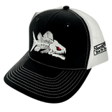 Northwoods Embroidered Bad To The Bone Black Adjustable Snap Back Hat