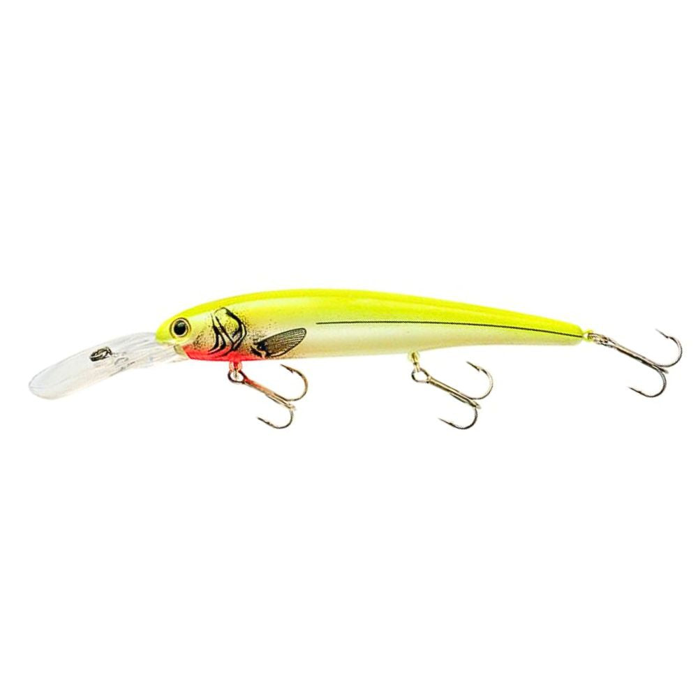 Bandit Walleye Deep - 4 5/8 IN - 5/8 OZ Pearl Chartreuse Back