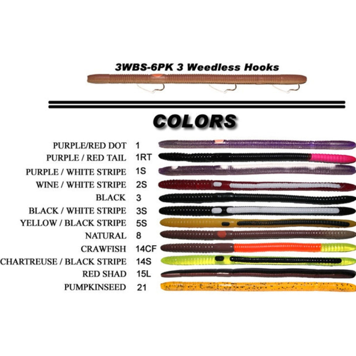 K&E Tackle Inc Bass Stopper 3 Hk Wdls