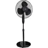Best Comfort 16IN 3-Speed Oscillating Pedestal Fan Black