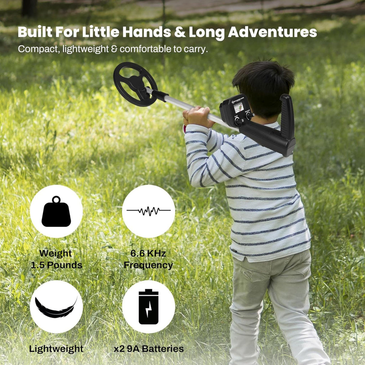 Bounty Hunter Junior Metal Detector for Kids BHJS