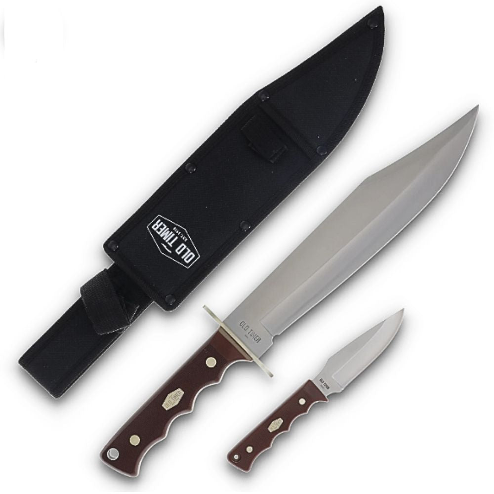 Old Timer Bowie Fixed Blade Combo