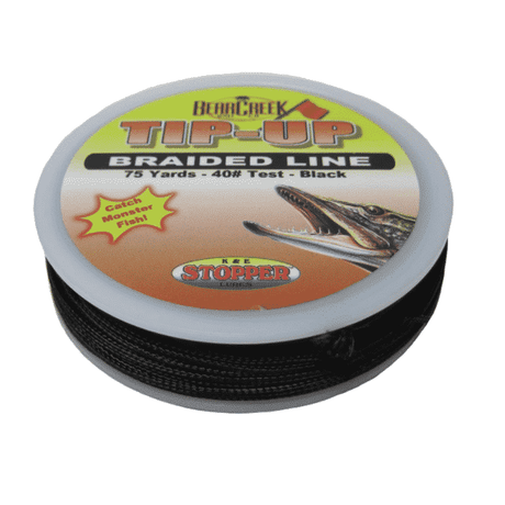 Braided Tip Up Line | Black