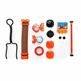 Camco Rhino Heavy Duty 28 Gallon Portable RV Waste Holding Tank W/ Accessories