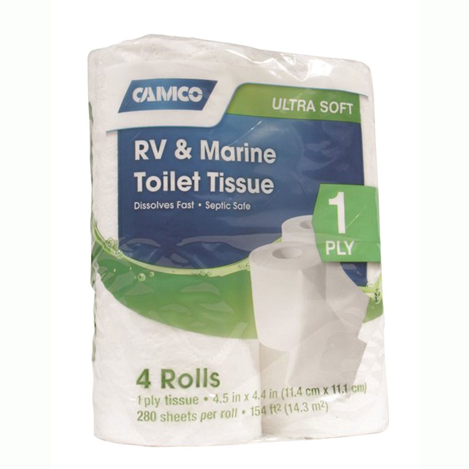 Camco RV & Marine Ultra Soft Toilet Tissue - 1 PLY