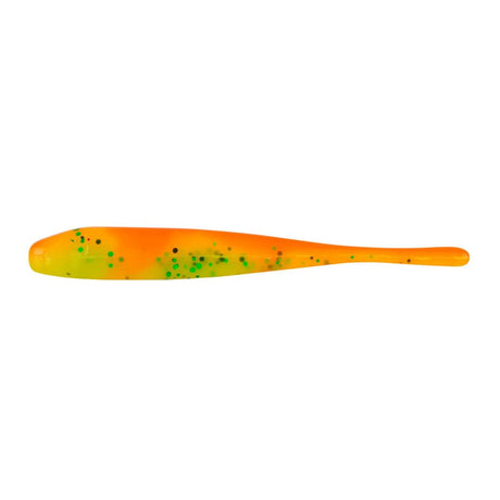 PowerBait Pro Twitchtail Minnow Bag Chartreuse Black Fleck-Orange  3in  15
