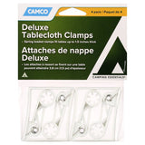 Camco Deluxe Tablecloth Clamps - 4 PACK
