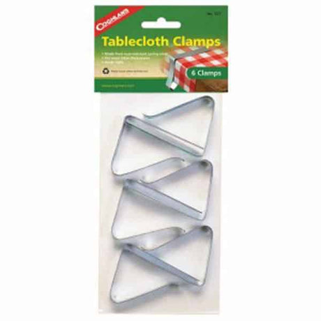 Coghlans Tablecloth Clamps - 6 Pack