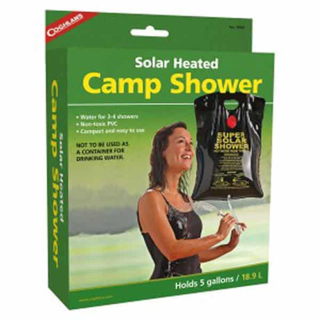 Coghlan's Solar Heated 5 Gallon Camp Shower
