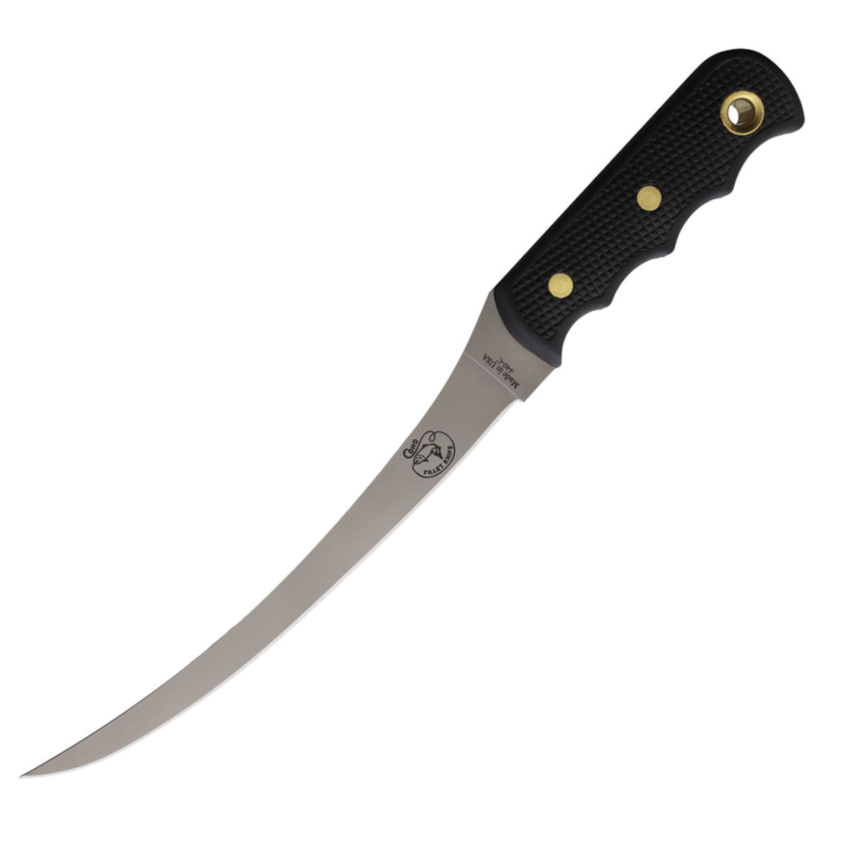 Knives of Alaska Coho Fillet Knife Black 8"