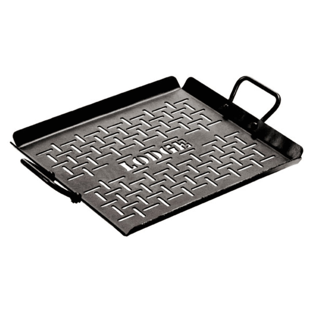 Lodge 13"X12" Seasoned Steel Outdoor Grilling Pan
