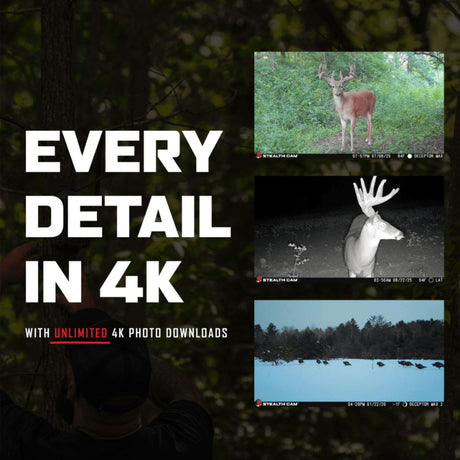 Stealth Cam Deceptor Max 3.0 50MP Cellular Trail Camera with 1440p Video