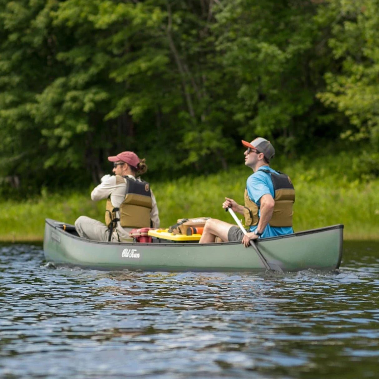 Old Town Discovery 133 Canoe - Green #37