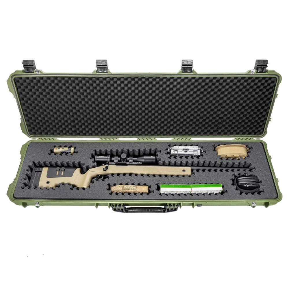 Eelar Hard Rifle Case w/ Ragar XP Crosslinked Foam Insert -53"