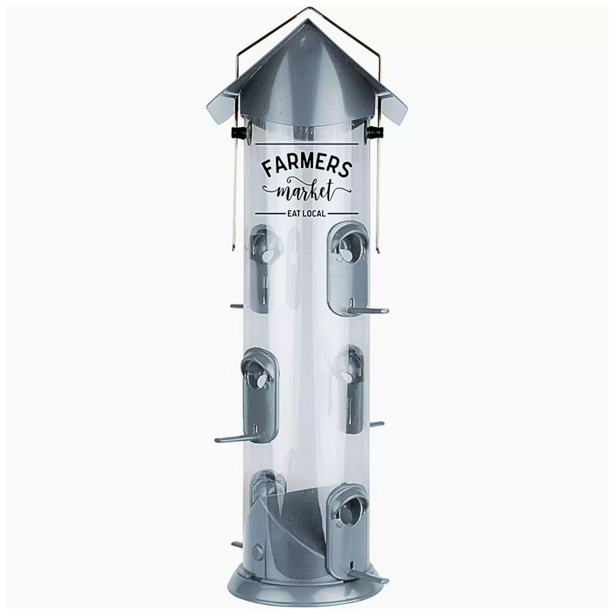 Nature's Way Plastic Farmhouse Deluxe Tube Bird Feeder