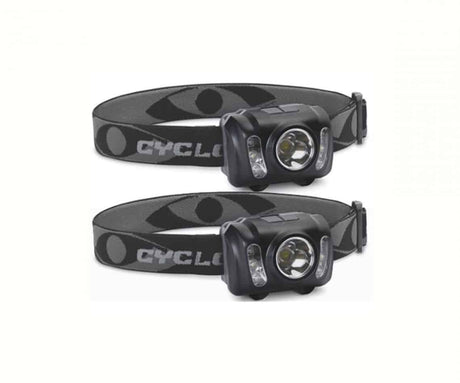 Cyclops Quad Mode LED Headlamp - 210 Lumens - 2pack