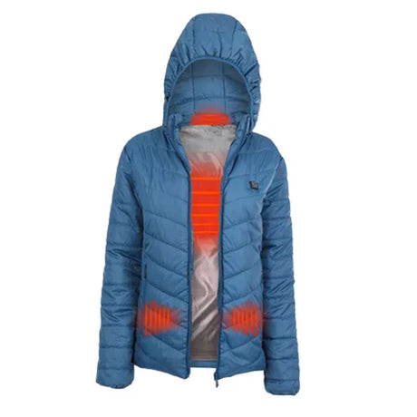 HELIOS Caldo-X Lightweight Heated Jacket w/ De-tachable Hood - Small - BATTERY INCLUDED!
