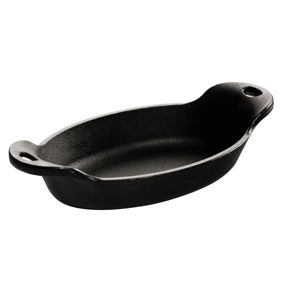 Lodge 9oz Oval Cast Iron Mini Server