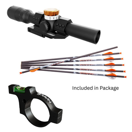 Ravin LR Long Range w Adjustable Turret Scope kit soft case package A