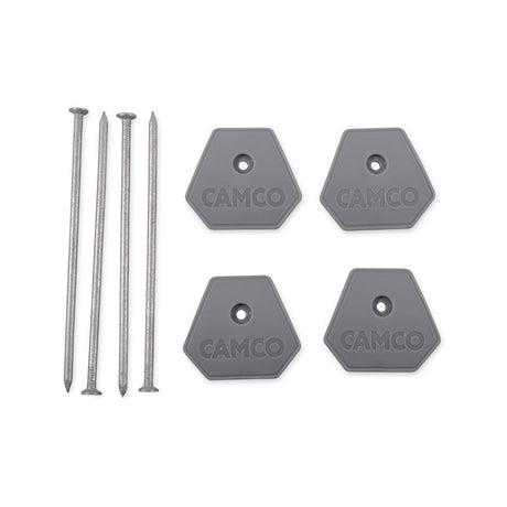 Camco RV Low-Profile Awning Mat Anchors W/ Hold-Down Nails